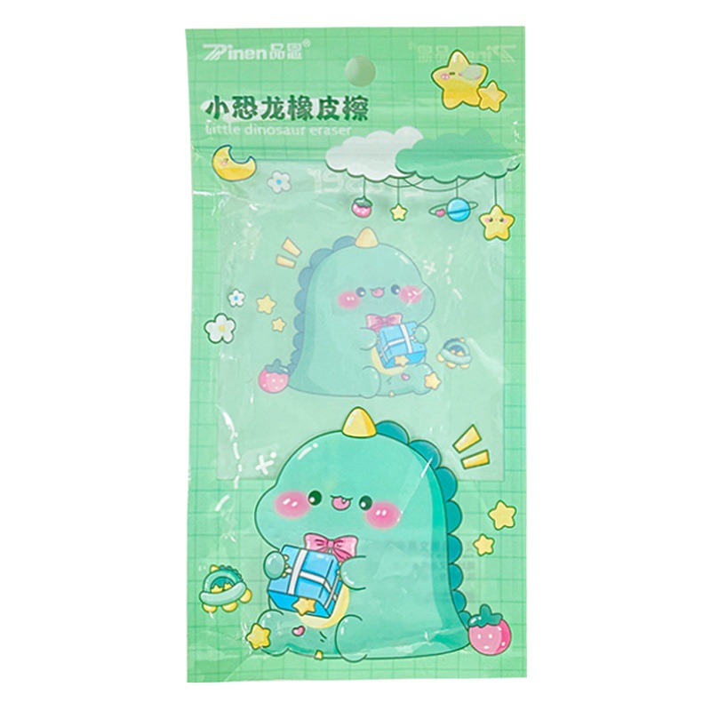 New creative press eraser suit cartoon cute unicorn eraser learning examination stationery suit wholesale
