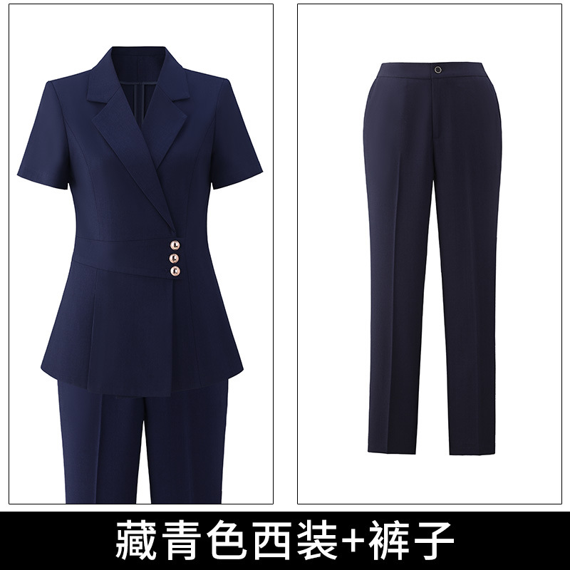 Picture of High-end professional suit suit women's summer fashion temperament goddess Fan Sales Department hotel front desk work clothes formal wear