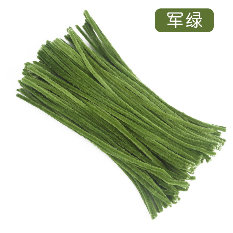 Picture of Children's puzzle twist bar environmental protection color wool wool root plush DIY kindergarten handmade beautiful Labor materials