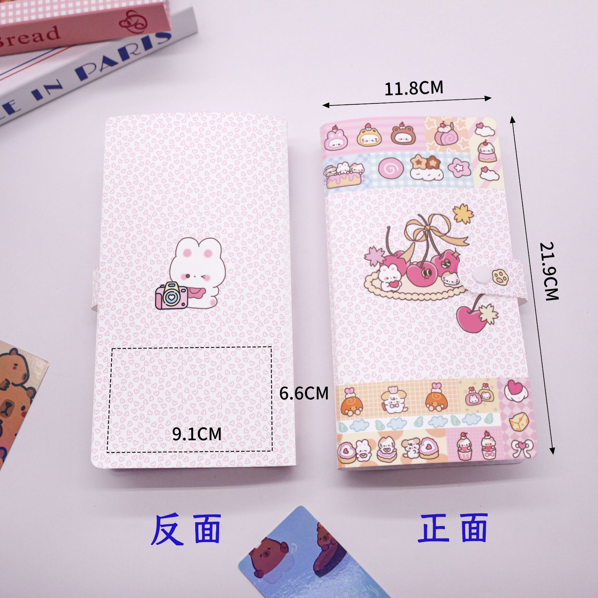 Picture of in stock 3 inch 4 inch 6 inch photo album polo storage book business card book jewelry hand account card collection book customization
