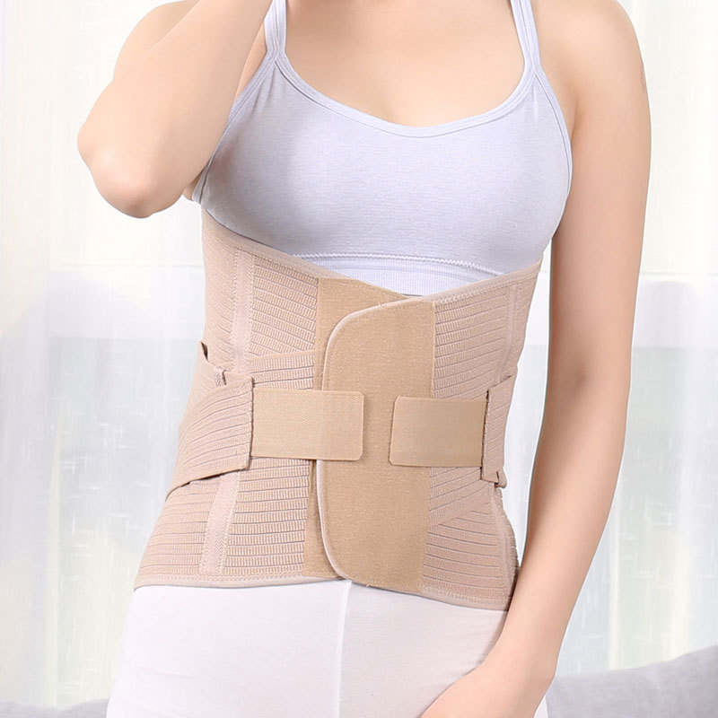 Picture of Wholesale widened waist protection lumbar intervertebral disc fixed protection belt full elastic breathable support plastic abdominal waist circumference