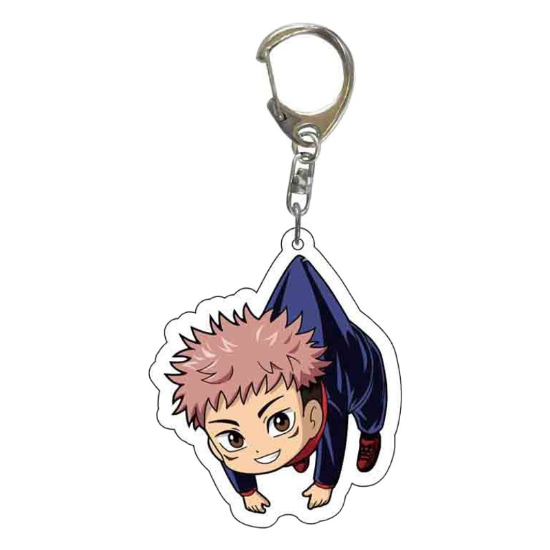Spell Battle Acrylic Keychain Cartoon Animation Pendant DIY Photo Advertising Chain Logo Small Gift