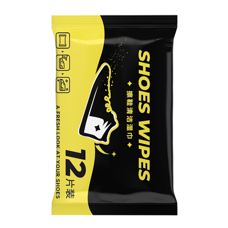 Picture of Shoe polishing wipes white shoes shoe washing brush shoes disposable sneakers decontamination sneaker cleaning agent cleaner factory straight hair