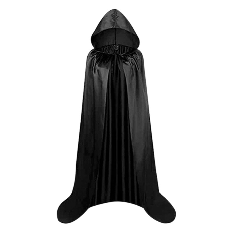 Halloween cloak adult children satin cloth death cloak wizard devil cloak nightclub bar dress up props