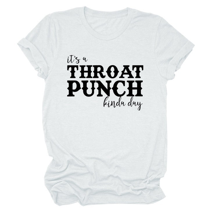 2024 new European and American cross-border foreign trade Amazon printed ladies T-shirt in stock