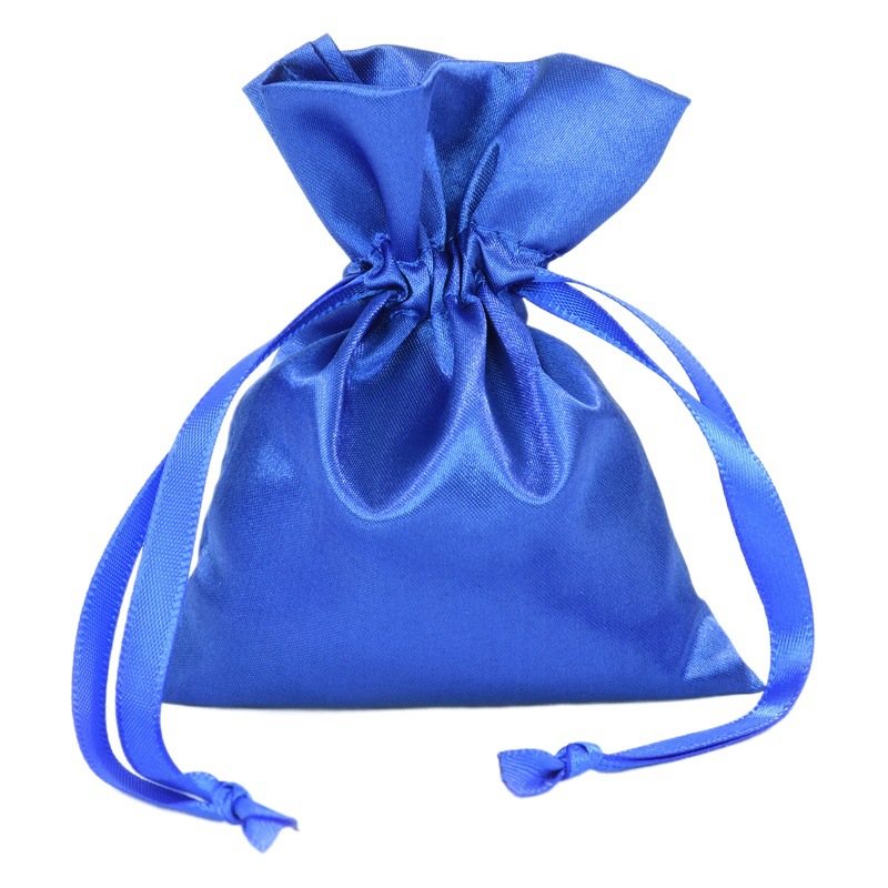 New Satin Beveled Drawstring Bag Sade Bag Jewelry Storage Bag Small Objects Dust-proof Jewelry Multi-color Optional