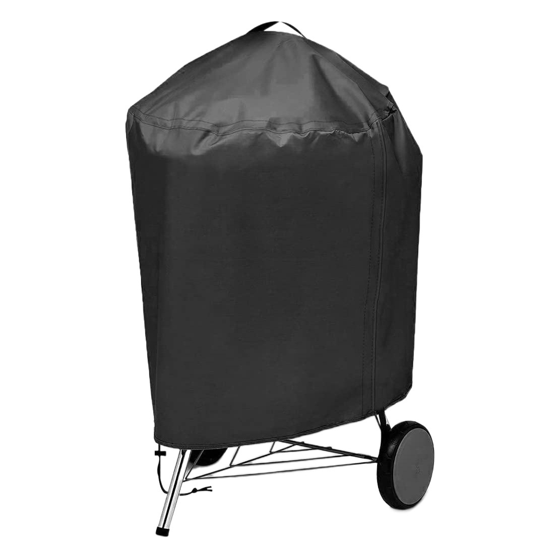 Amazon hot sale cross-border round barbecue cover outdoor oven cover rainproof dustproof sunshade furniture cover BBQ cover