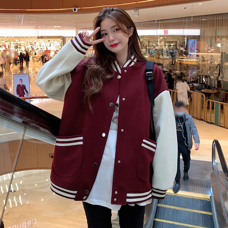 Korean-style Baseball Suit Women's 2024 Spring and Autumn All-match Couple Clothing Ins Trendy New Arrival Harajuku Style Street-style Jacket Ins