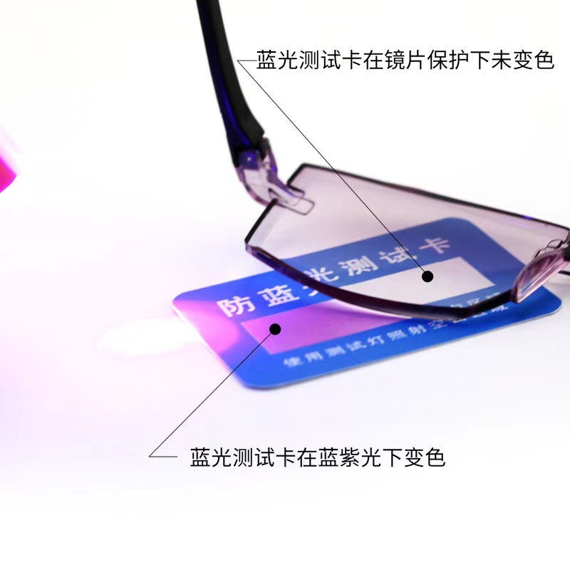 Picture of Smart Zoom Anti-Blue Light Frameless Trim Presbyopia Glasses Stall Selling Street Dual-Light Presbyopia Glasses