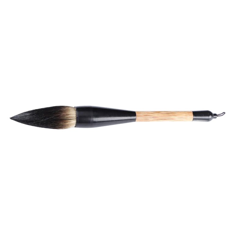 Wholesale couplet Wood large bucket pen free lettering calligraphy and painting wolf hair bear and hair block letters grasp pen Ma Zhu small bucket pen