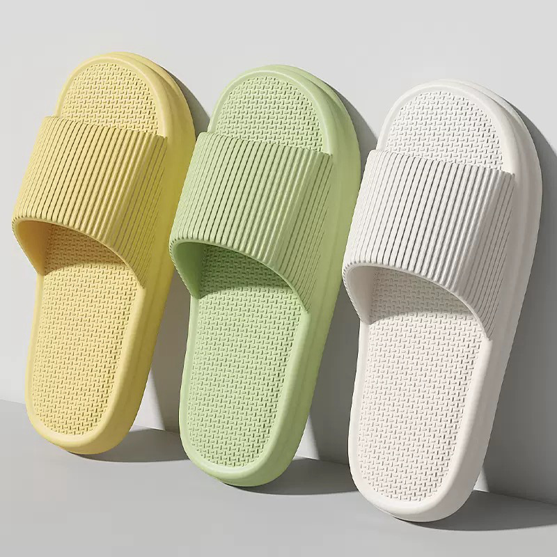 2025 New Eva Sandals for Women to Wear Outside, Slippers for Men, Summer Indoor Home Bathroom, Non-Slip Home Use