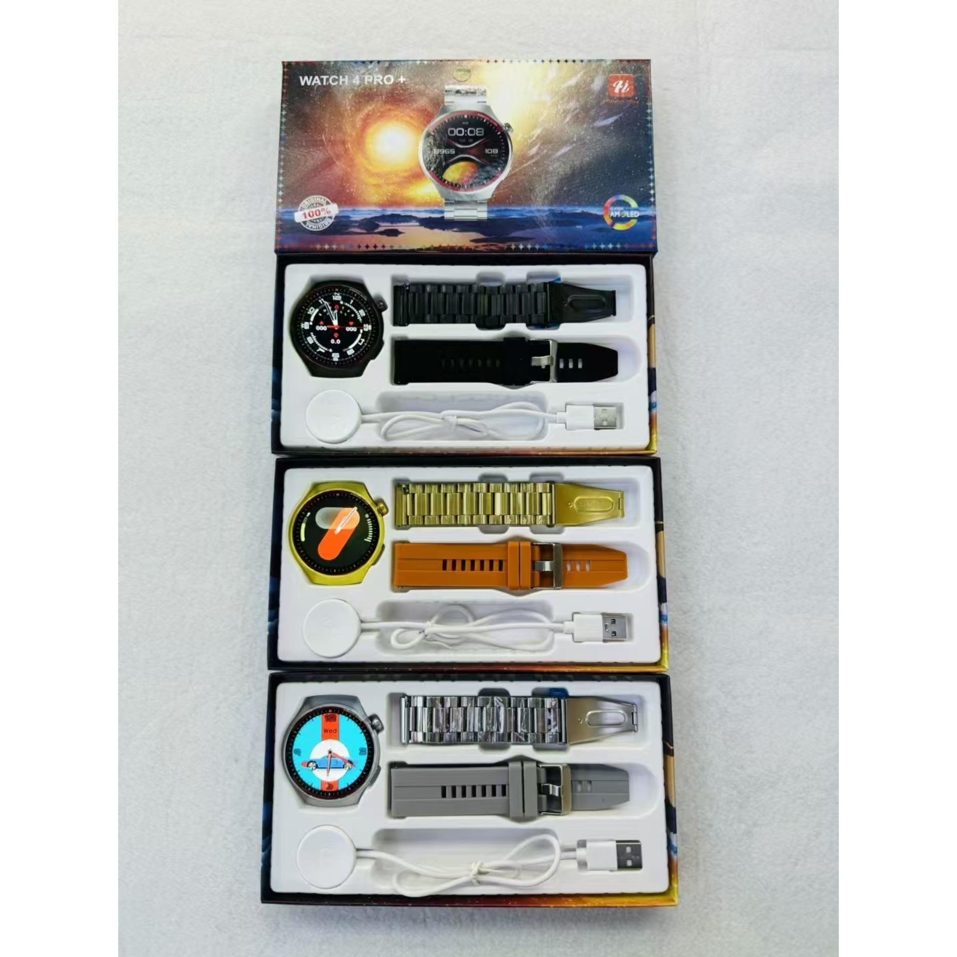 Picture of New WATCH4PRO Space Exploration Edition UI Rich Double Watch with Long Endurance High-definition Screen and High Color Value