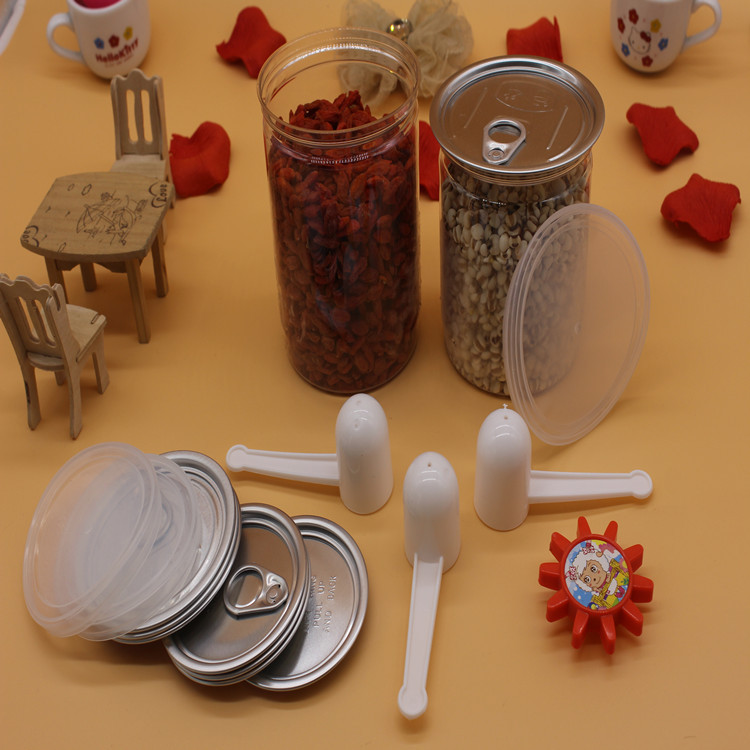A large number of wholesale production of PET cans plastic cans dried fruit cans 470ml 100*80mm fresh