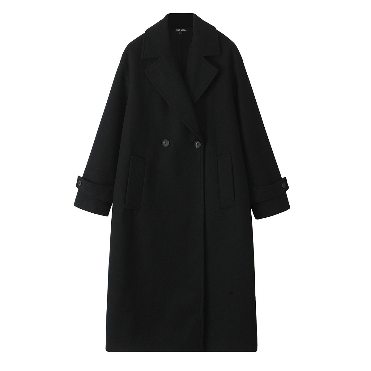 Picture of Women's Lapel Thickened Soft Loose Mid-length Woolen Coat Coat European and American Style 2024 Autumn and Winter New Coat
