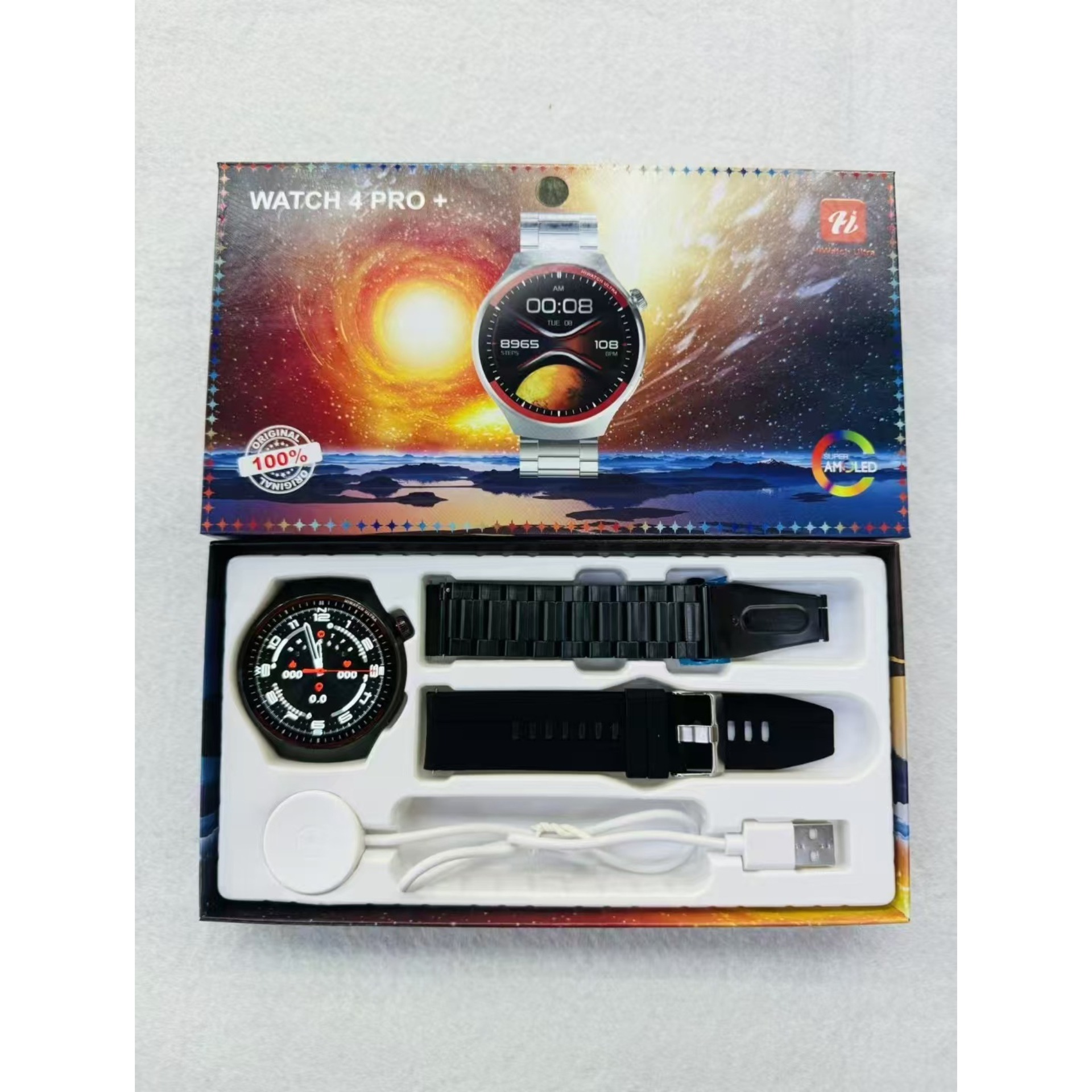 Picture of New WATCH4PRO Space Exploration Edition UI Rich Double Watch with Long Endurance High-definition Screen and High Color Value