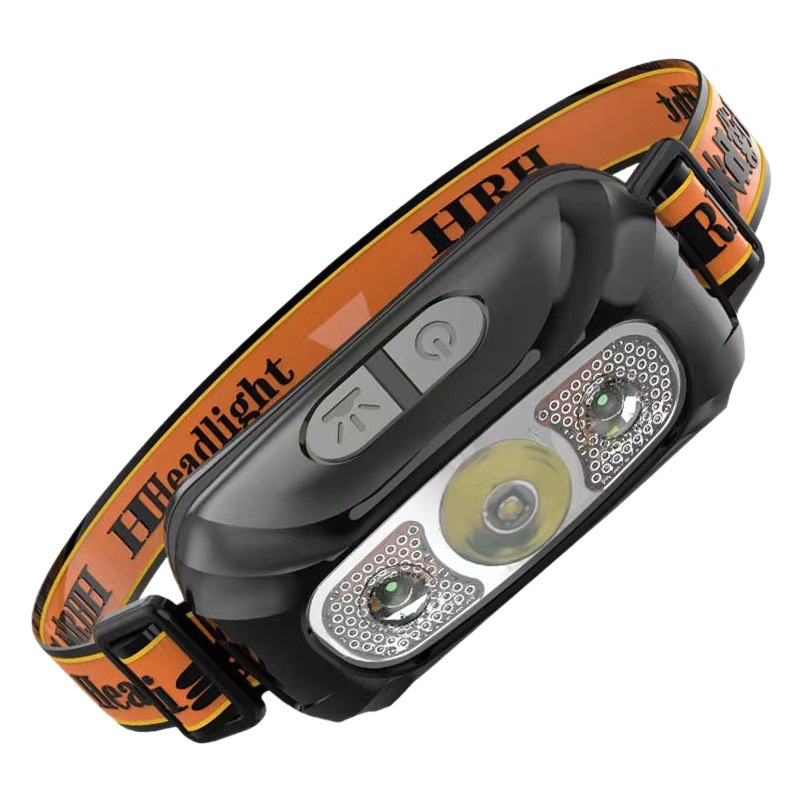 Intelligent Sensor USB Charging Sensor Headlight Led Night Fishing Head-Mounted Strong Light Night Running Small Headlight Outdoor Headlight
