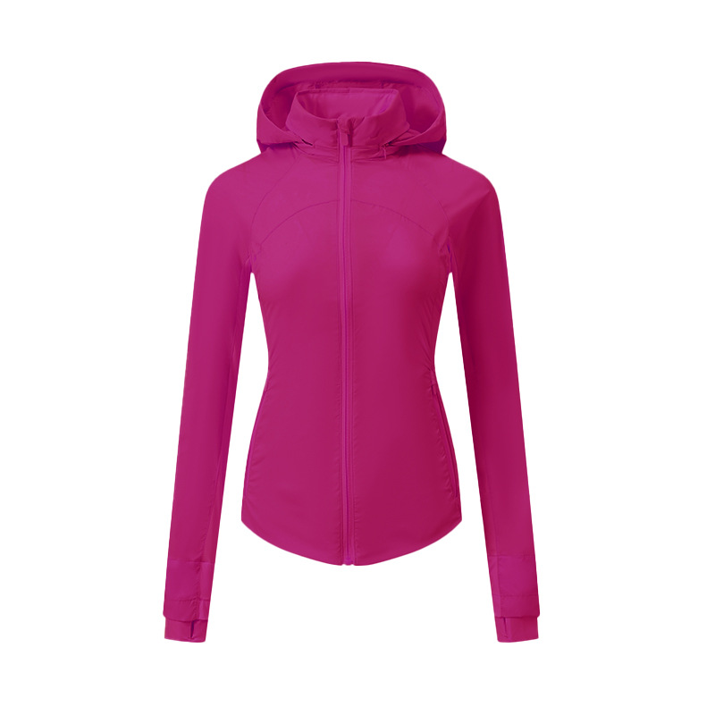 Picture of Lu Outdoor Windproof Sportswear Goal Sma Light Slim Skin Clothing Women's Yoga Jacket Sun Protection Clothing