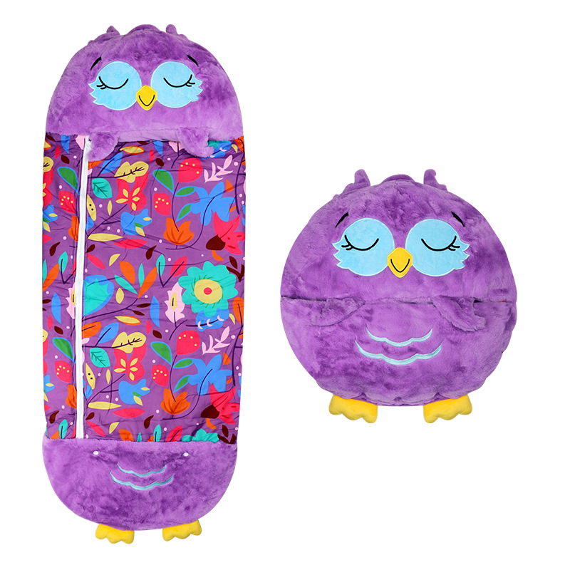 Picture of Cross-Border Children's Sleeping Bag Customized Cartoon Anti-Kicking Animal Sleeping Bag Amazon Quilted Anti-Kick Storage Sleeping Bag for Older Children