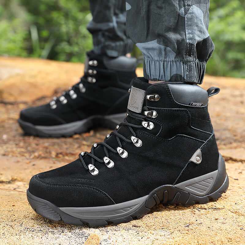 Cross-border 2024 Outdoor Field Training Men's Boots High-top Autumn and Winter New Mountaineering Boots plus size Hiking Shoes