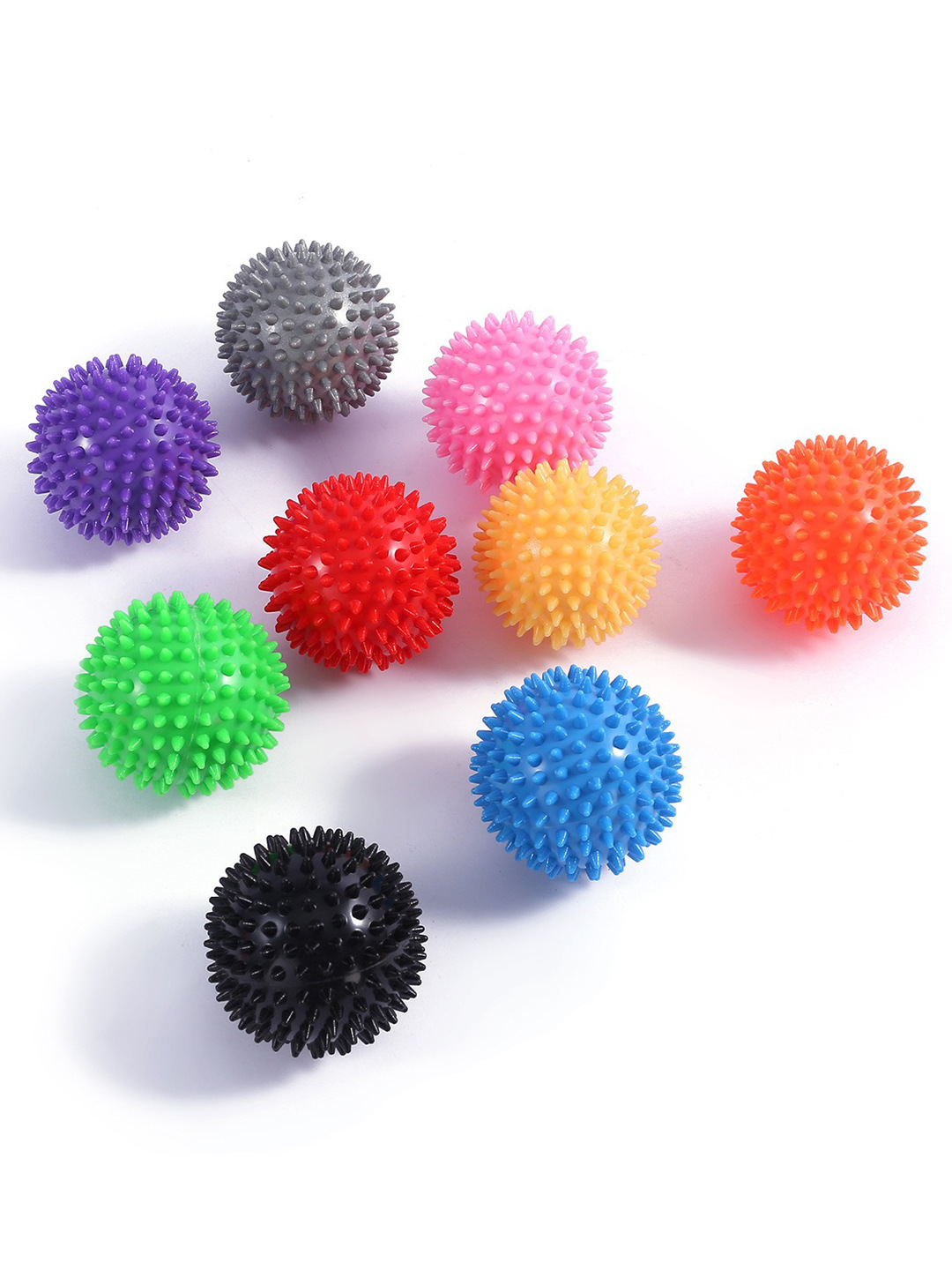 Picture of Yoga hedgehog ball plantar muscle fascia ball PVC massage ball muscle relaxation acupoint massage pricking ball fitness ball