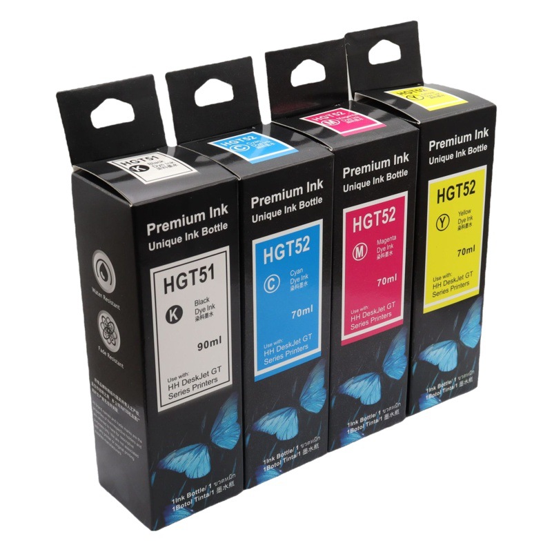 Applicable to HP GT51 GT52 GT53 Ink GT5 810 310 311 410 Continuous Ink for Printer