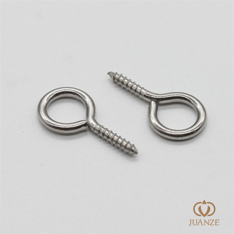Picture of Stainless steel sheep's eye nail diy beaded jewelry accessories sheep's eye nail sheep's horn nail hole bead pendant button blind box material
