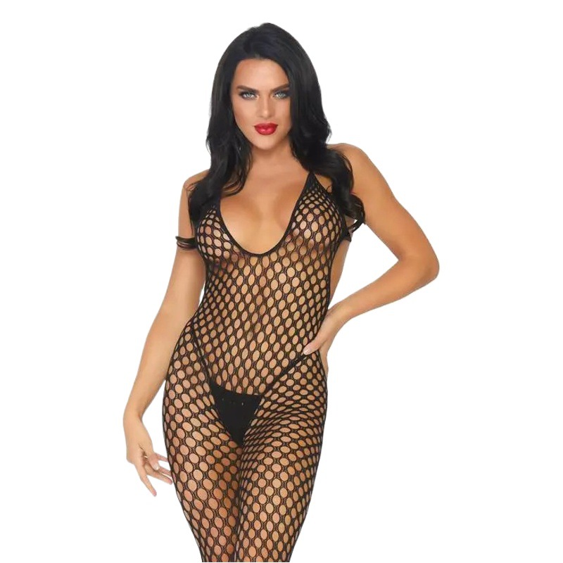 European and American foreign trade rose lace lingerie sexy perspective sexy hollow mesh supply w514