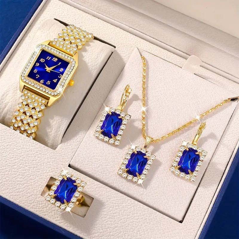 YJ Foreign Trade Cross-border Hot Selling Hot Fashion Rome Wen Man Diamond Square Ladies Watch Women's Watch Quartz Watch Wholesale