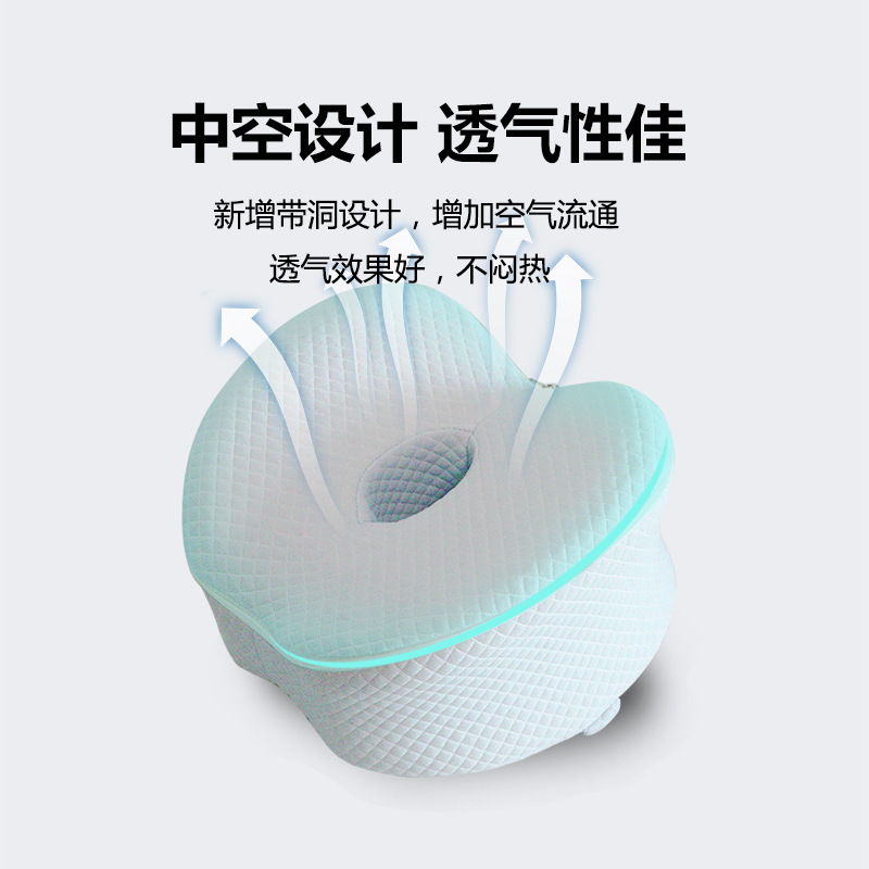 Picture of Cross-border leg pillow slow rebound memory cotton breathable knee pillow apple-shaped side sleep leg pillow support clip leg pillow wholesale