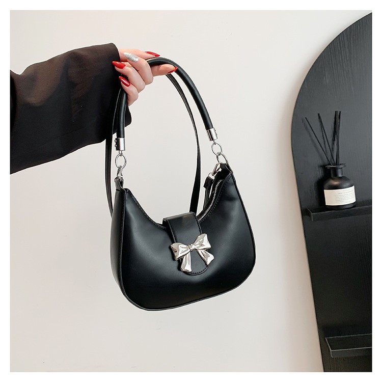 Small Fresh Style Bag Women's Spring Sweet Elegant Women's Bag 2024 New Trendy Fashion Lady All-match One-shoulder Underarm Bag