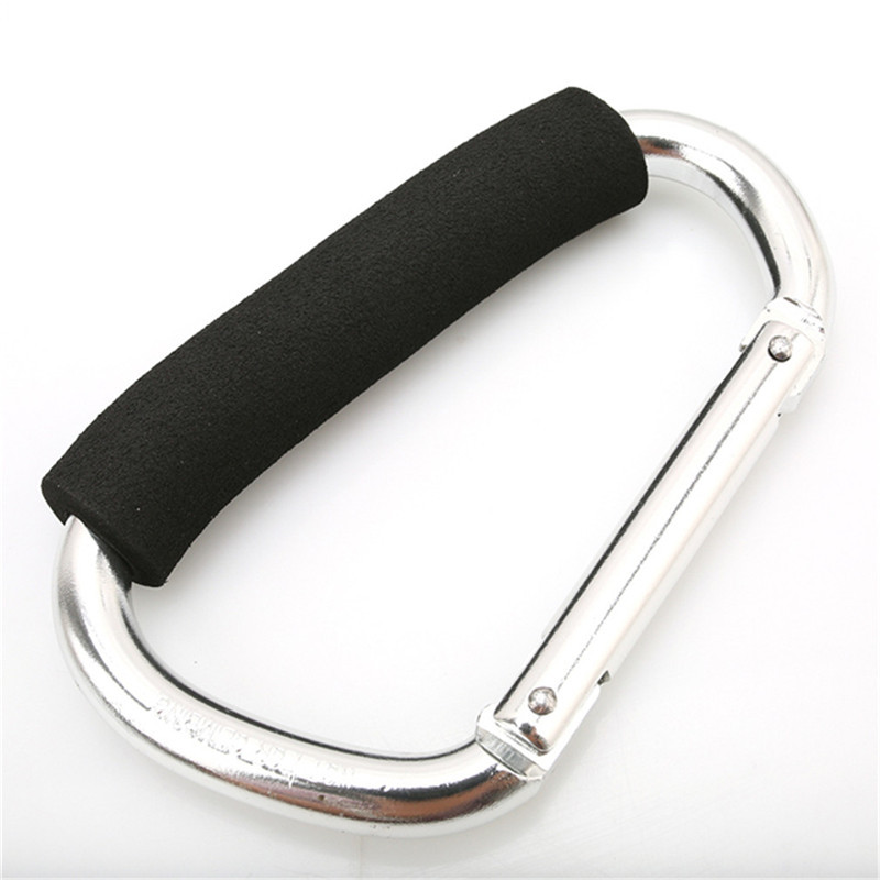 Picture of Sponge D-shaped mountaineering buckle color outdoor aluminum alloy roller skating shoe buckle shoe buckle baby stroller lifting button