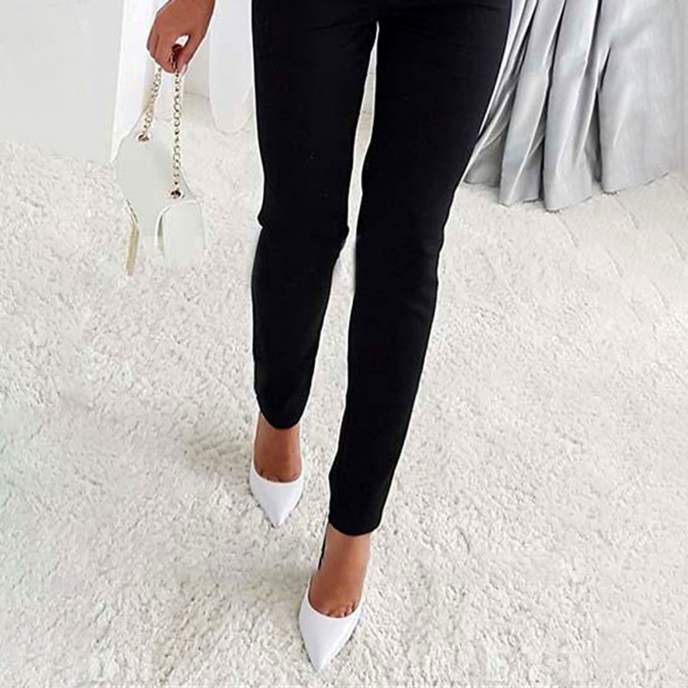 Picture of 2023 Autumn New Amazon European and American women's solid color V-neck long sleeve rhinestone high waist professional casual jumpsuit