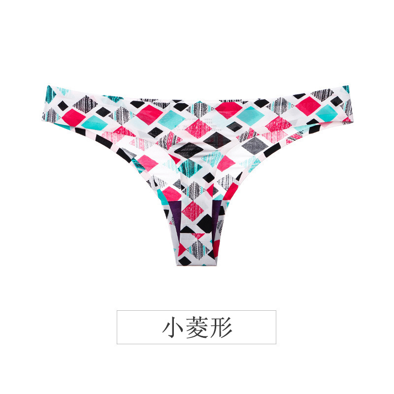 Picture of Explosions ice silk seamless thong women pure wind European and American women sexy tback foreign trade T pants sports fitness