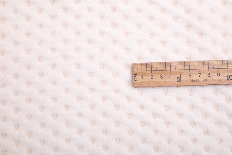 Picture of 40S color cotton jacquard air layer color cotton quilted knitted fabric spring and autumn sleeping bag underwear baby quilt fabric