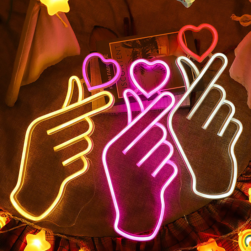 Cross-Border Neon Led Light Modeling Lamp Internet Celebrity Gaming Room Decoration Wall Hanging Atmosphere Holiday Lamp