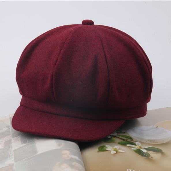 Picture of K-Style of Kidsren's Octagonal Hat, Cute Baby Painter Hat, Kidsren's Beret Cartoon Big Brim Cute Baby