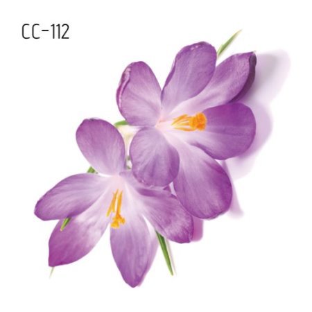 Picture of New waterproof flower tattoo stickers fashion small fresh face stickers fashion Photo Studio Art Stickers
