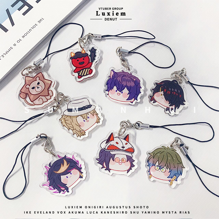luxiem peripheral vox Mobile phone pendant shoto key chain mysta chain ike small pendant luca pendant shu