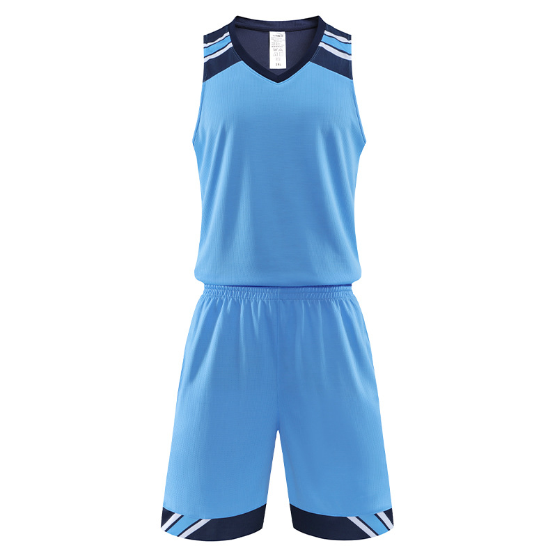 Picture of Men's and women's competition clothes fashionable color-inserted Sports American basketball clothes training clothes printable number logo suit pass