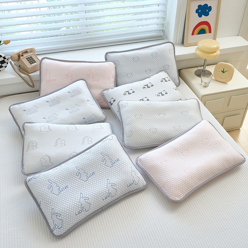 Class A ice bean pillowcase a pair of 30x 50 baby children's ice silk pillowcase single 40x 60 baby pillow case