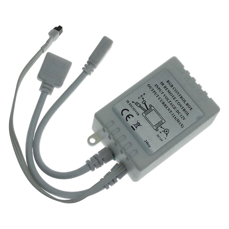 Xilai light 24 key led controller infrared IR remote control RGB low voltage light with light bar module dimmer dual output
