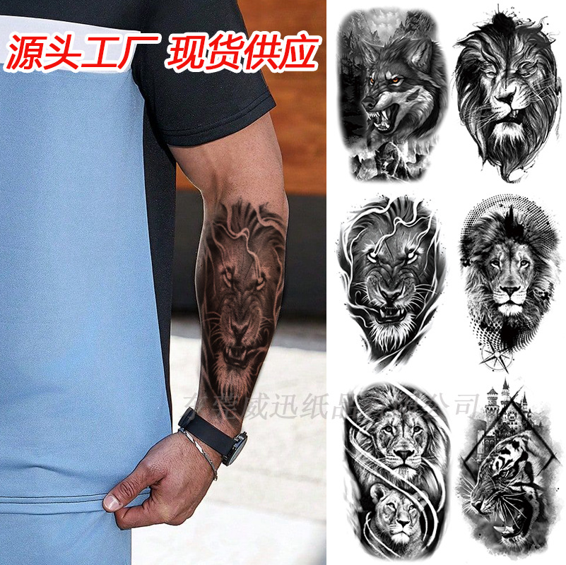 Cross-Border Waterproof Tattoo Stickers Totem Character Tattoo Stickers Manufacturer Spot Wholesale Tattoo