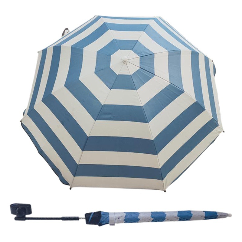 Beach Chair Clamp Umbrella Folding Clamp Umbrella Printing Advertising Logo Outdoor Chair Ultra Light Sunshade Beach Umbrella