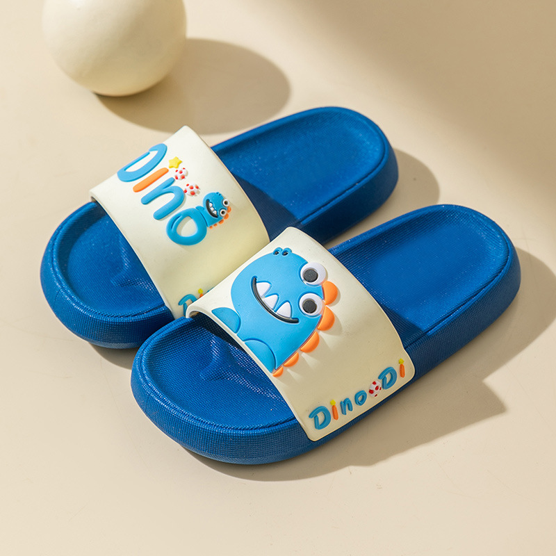 Picture of Daddy Pig Summer Cartoon Children's Slippers for Boys and Girls Indoor Home Non-slip Children's Outer Wear Big Children's Sandals and Slippers