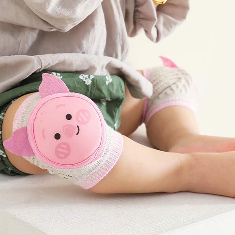 Picture of Baby's Knee Protector Baby's Summer Thin Class A Newborn Children's Learning Drop-resistant Knee Elbow Protector Learning Climbing Protector