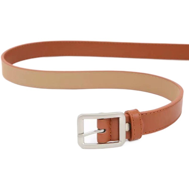 Factory hot selling women's belt imitation leather women's belt simple casual versatile student decorative pants belt in stock wholesale