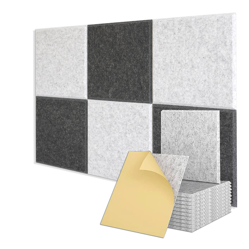 Picture of Cross-Border Colorful Felt Board Square Sound-Absorbing Wall Sticker Display Board Spot Kindergarten Creative Photo Wall Felt Board