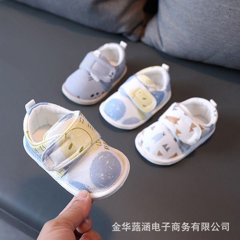 Baby Toddler Shoes Soft Sole Non-slip Spring and Autumn Baby Socks Shoes Indoor and Outdoor Walking Early Education Infant Breathable Shoes and Socks
