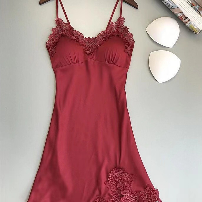 Manufacturer Supplies Popular Hot-Selling Sexy Split Pajamas Set Sexy Lace Suspenders New Style