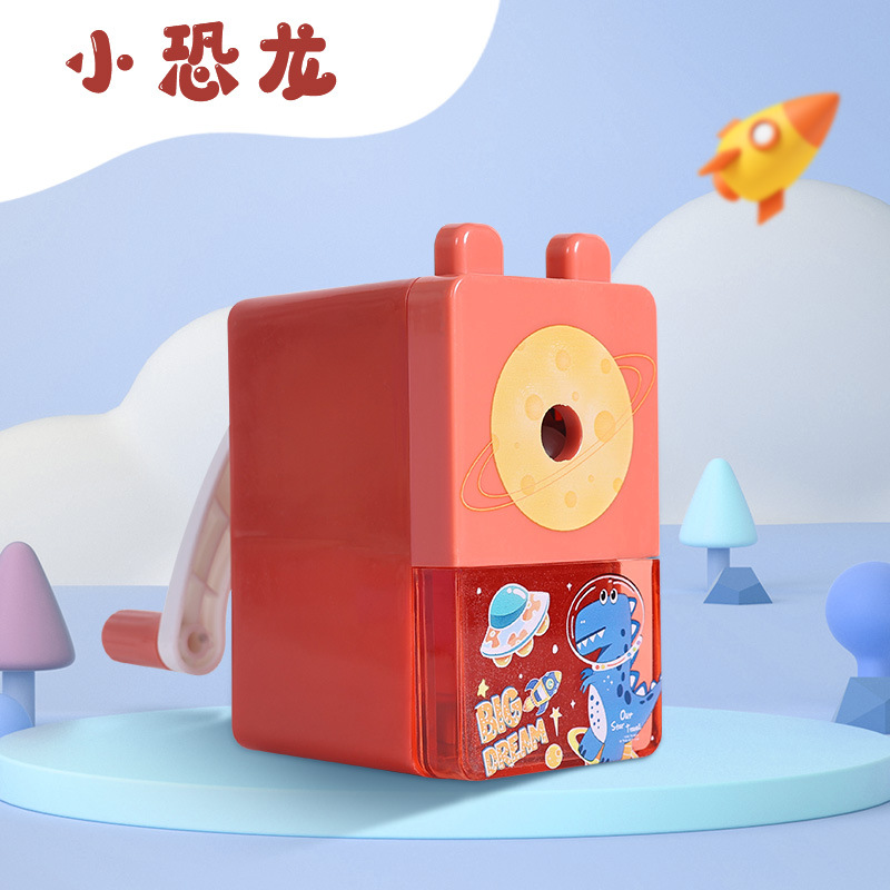Picture of Oberchan Mini small size Pencil sharpener Cute Stationery Small Portable Spin Pencil sharpener for Children and Primary School Students